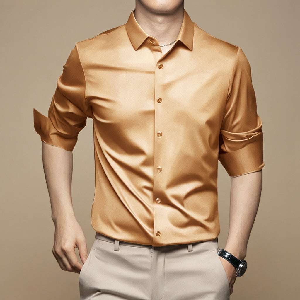 Esmaeel - Polo Casual Libre de Arrugas