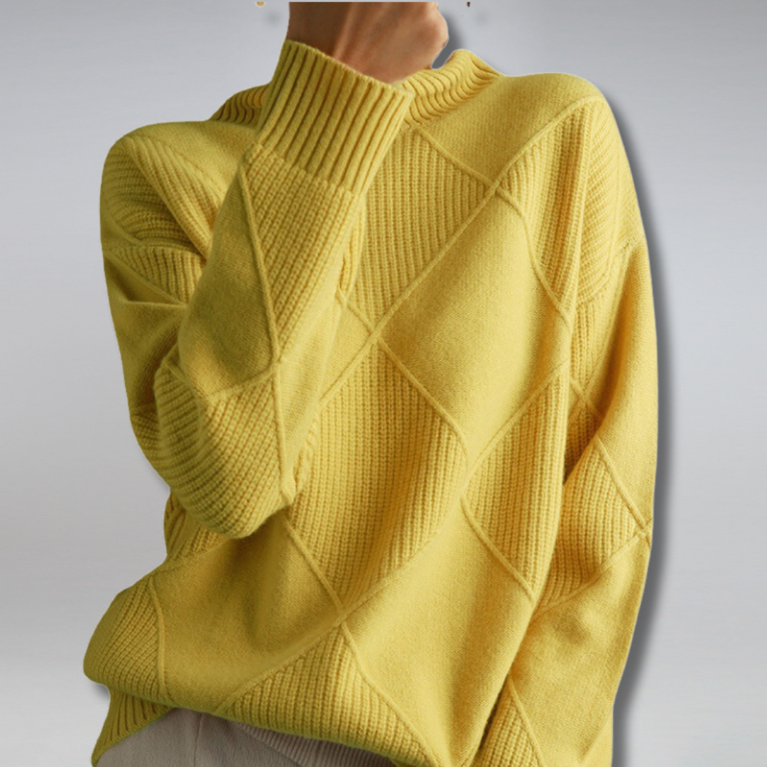 Camille - Suéter de cuello alto para mujeres