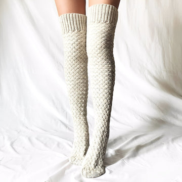 Madeline - Calcetines por encima de la rodilla acogedores