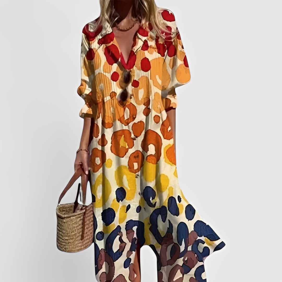 Millie - Vestido midi con estampado floral elegante