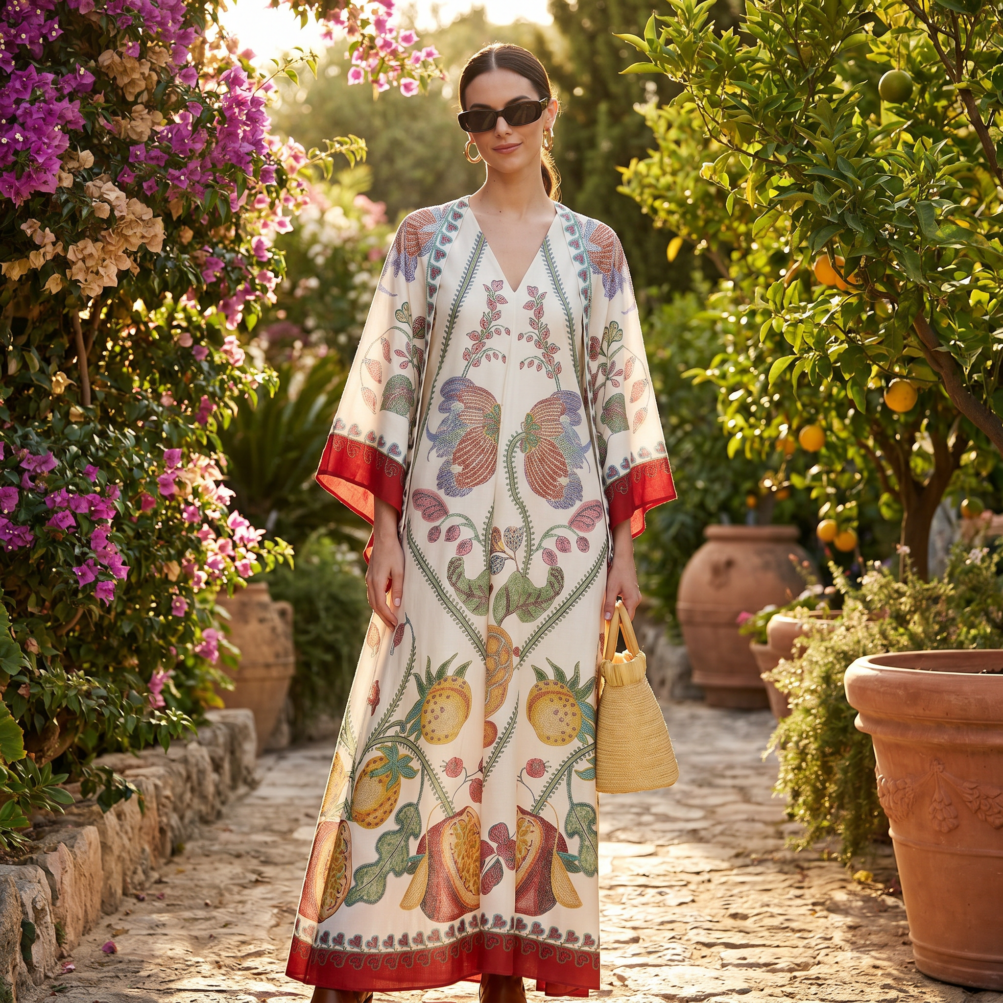 Kymbrea - Vestido Maxi Suelto y con Estilo