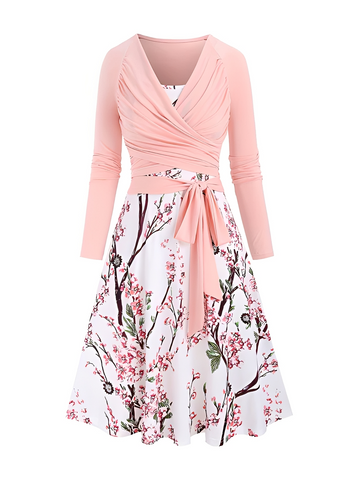 Lyra - Vestido Vintage de Dos Piezas