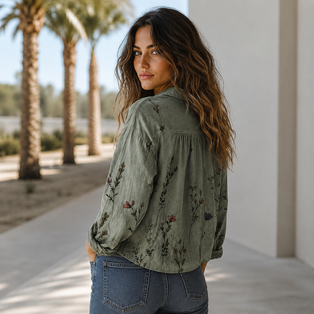 Rhoslyn - Blusa Vintage Ligera