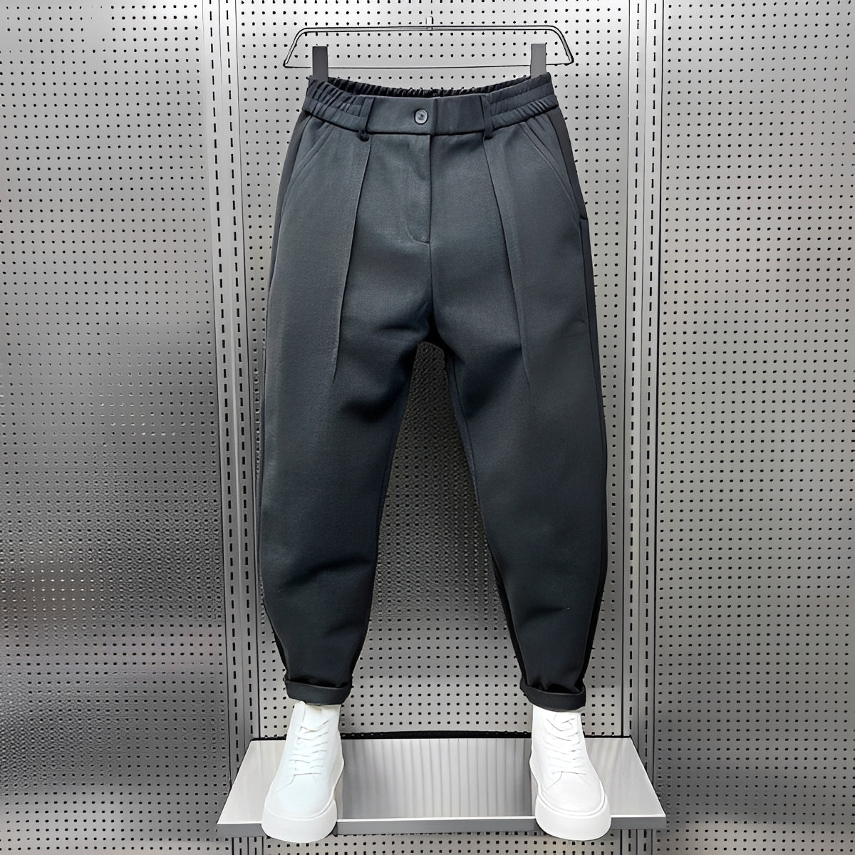 Mikael - Pantalones de Ajuste Relajado Casual