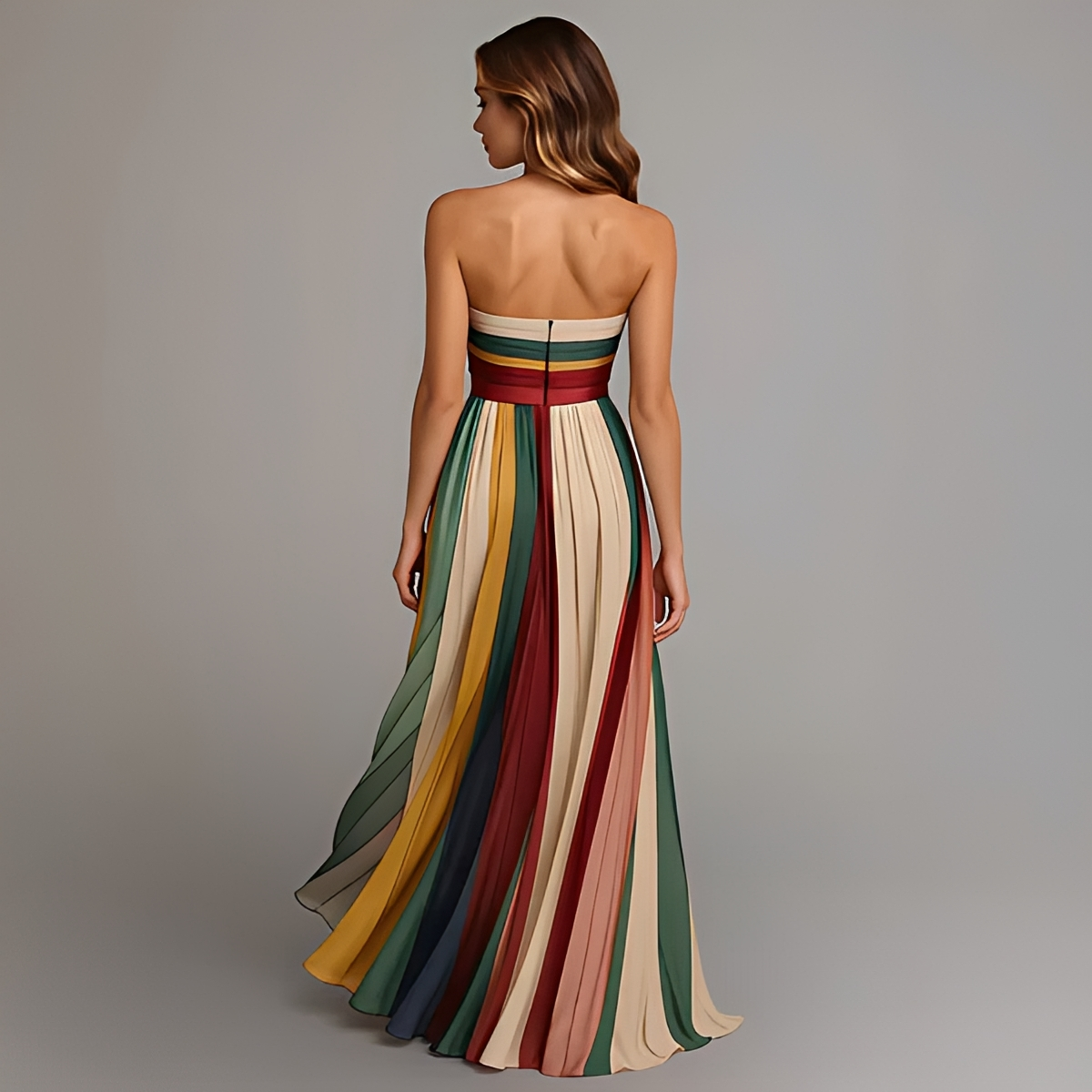 Gracelyn - Vestido Maxi con Top de Tubo Estiloso