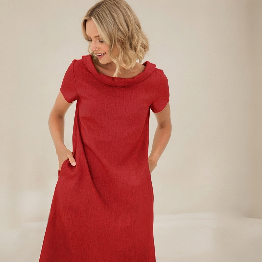 Laurette - Vestido Casual de Corte Suelto