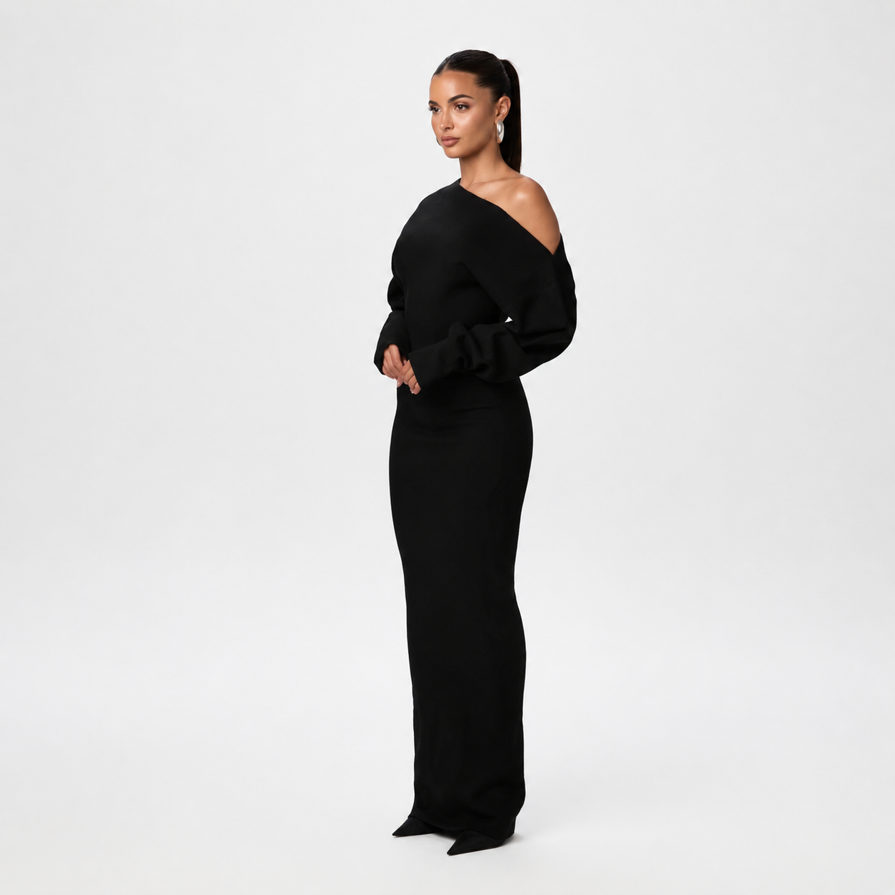 Tahlia - Vestido Maxi de Un Hombro Estiloso