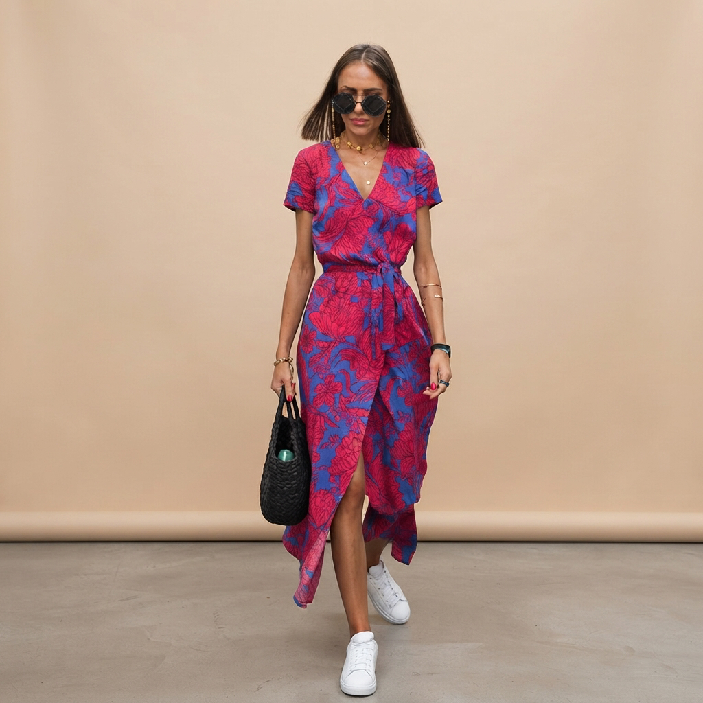 Sophie - Vestido Midi Estiloso y Fluido