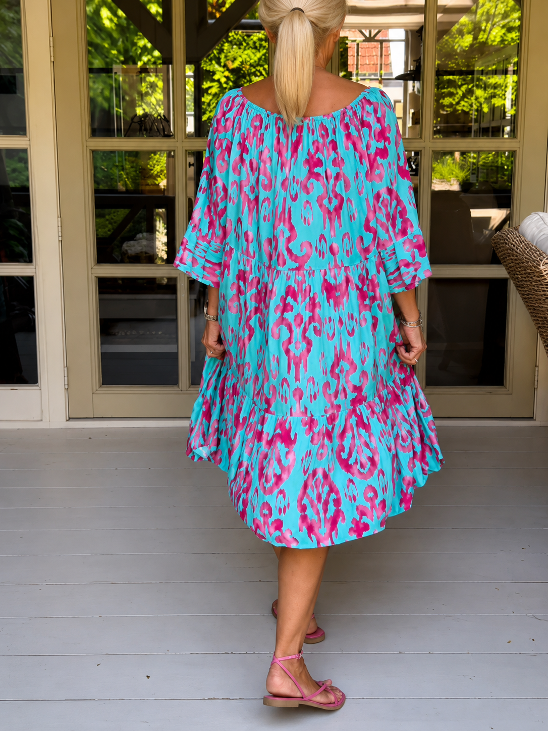 Vishay - Vestido Midi Casual y Suelto