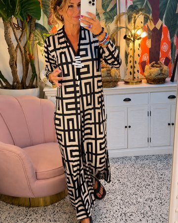 Estelle - Vestido de Moda con Cuello en V
