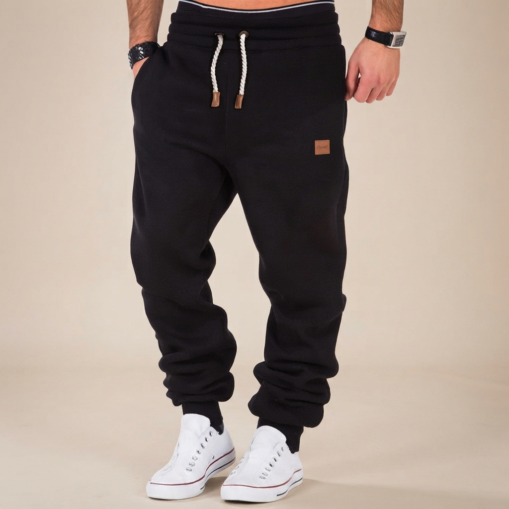Devin - Pantalones con Cintura Elástica y Cordón