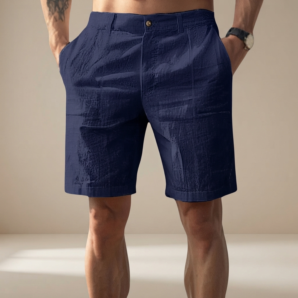 Mike - Pantalones Cortos Rectos Casuales
