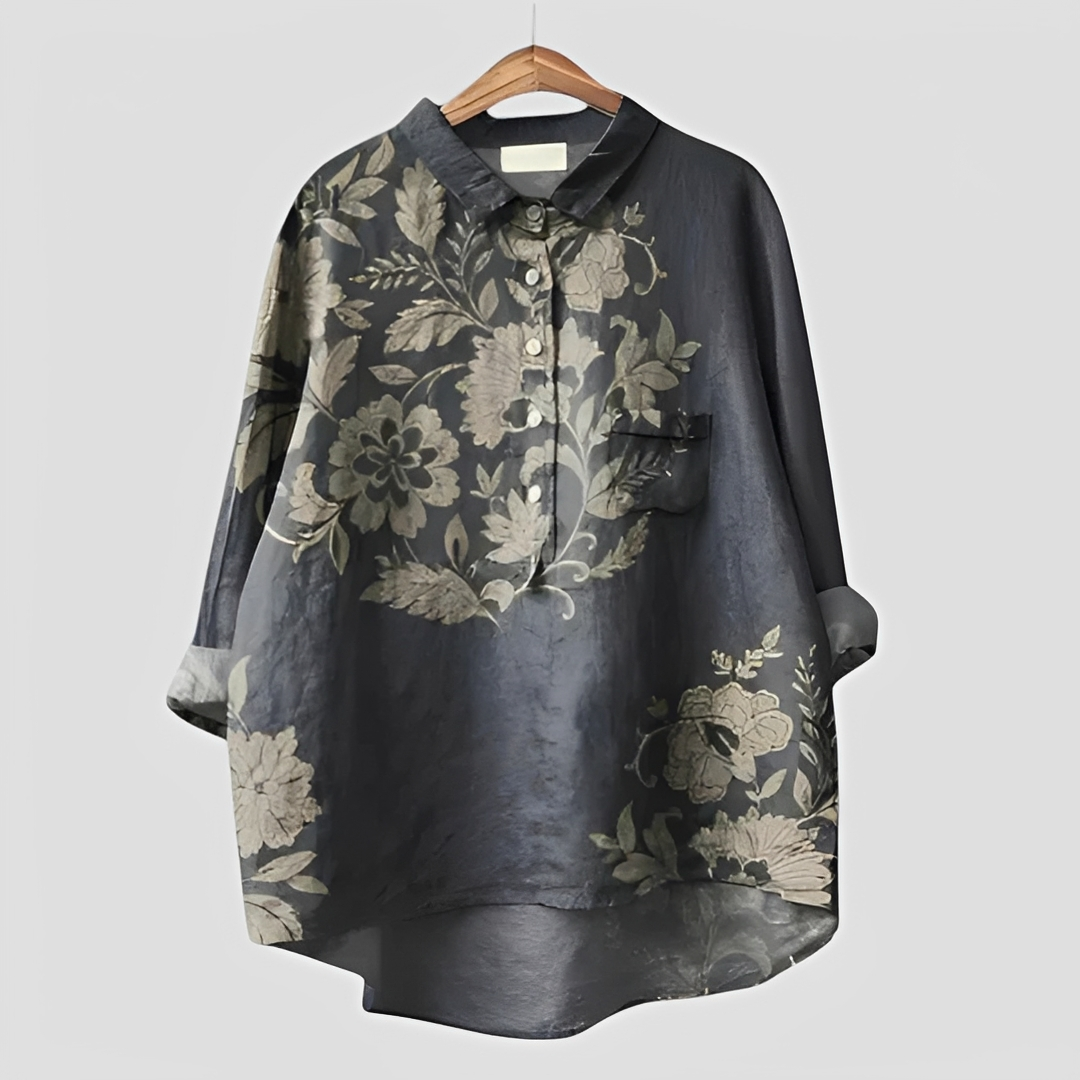 Bellina - Blusa Sofisticada con Botones y Estilo Suelto