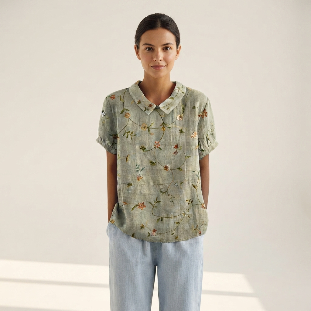 Salmah - Blusa Elegante y Fluida