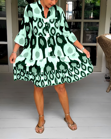 Faiza - Vestido Mini Suelto con Estilo
