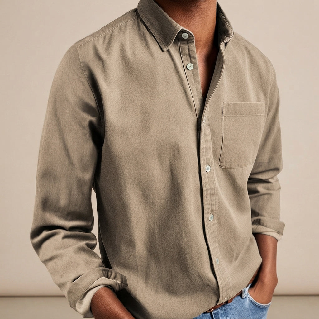Wynford - Camisa Casual con Botones