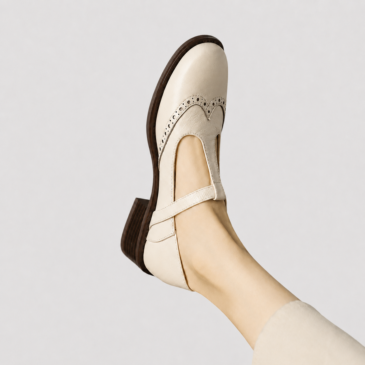Livian - Sandalias de Tacón Estilo Vintage