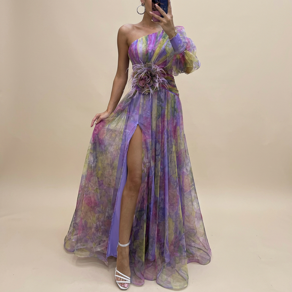 Dianna - Vestido Maxi de Tul Encantador