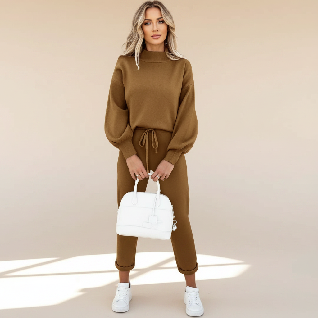 Gwenette - Conjunto de Pantalones Casuales y Cómodos