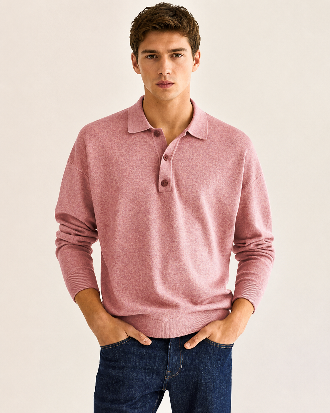 Norbert - Camisa Casual con Cuello