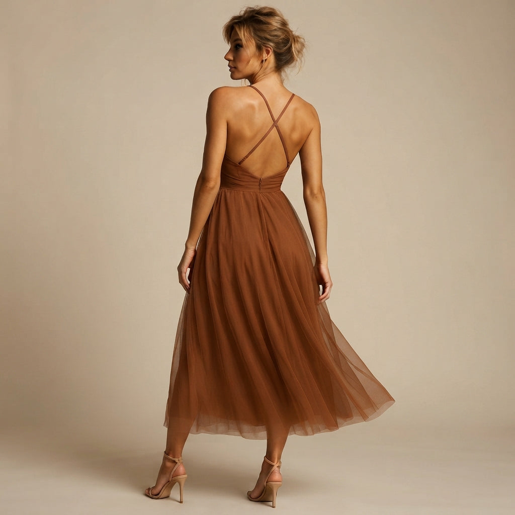 Cynthia - Vestido Midi Elegante y Chic