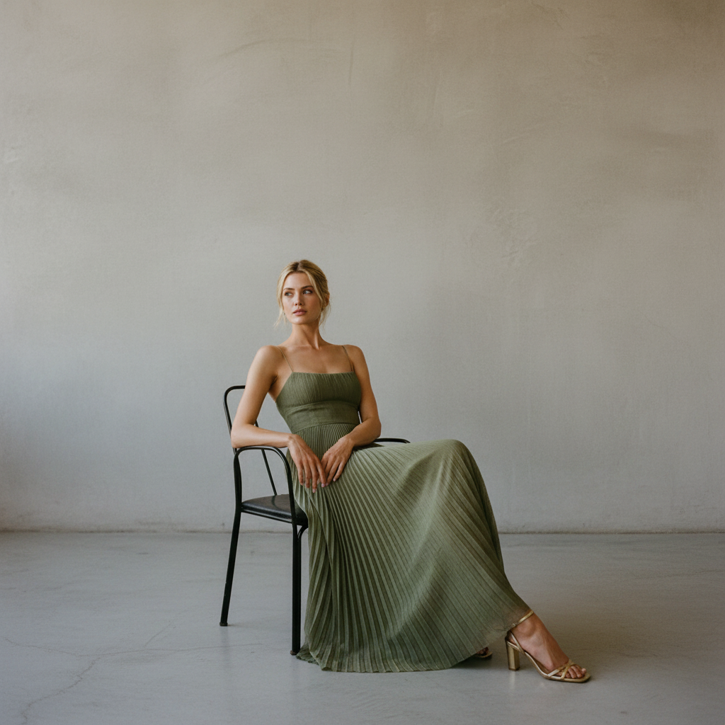 Lorelei - Elegante Vestido Sin Espalda y Sin Mangas