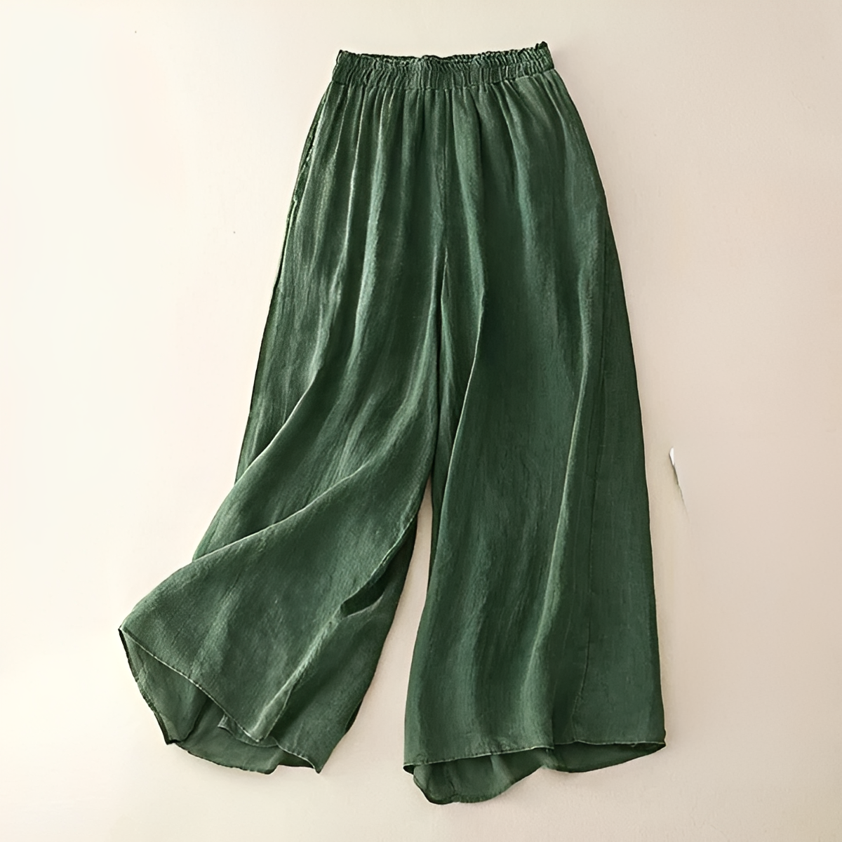 Zavina - Pantalones de Cintura Elástica y Ajuste Relajado