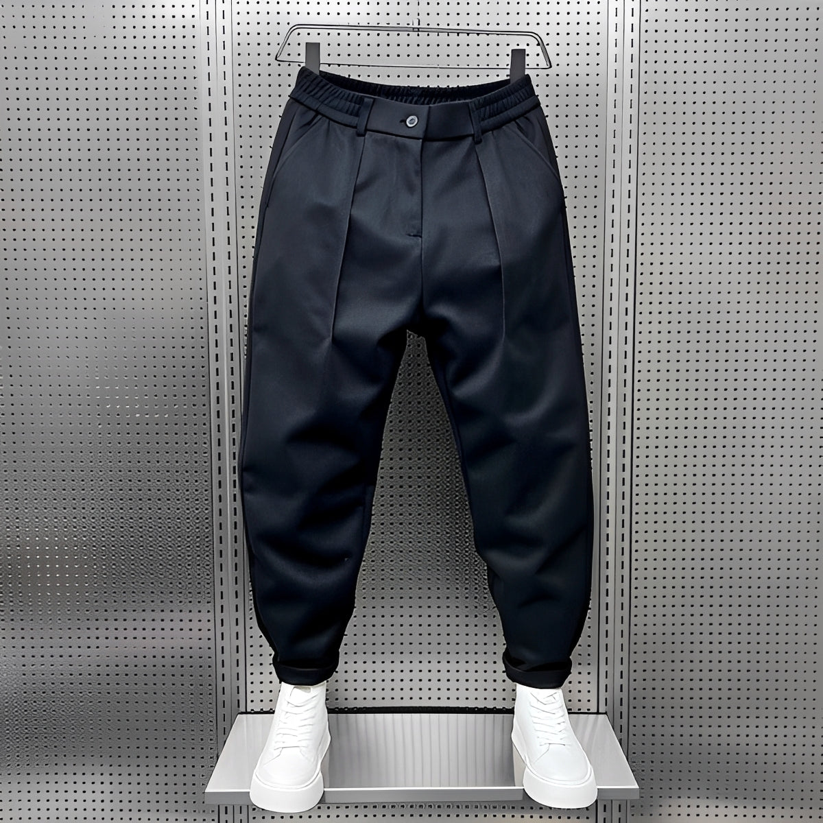 Mikael - Pantalones de Ajuste Relajado Casual