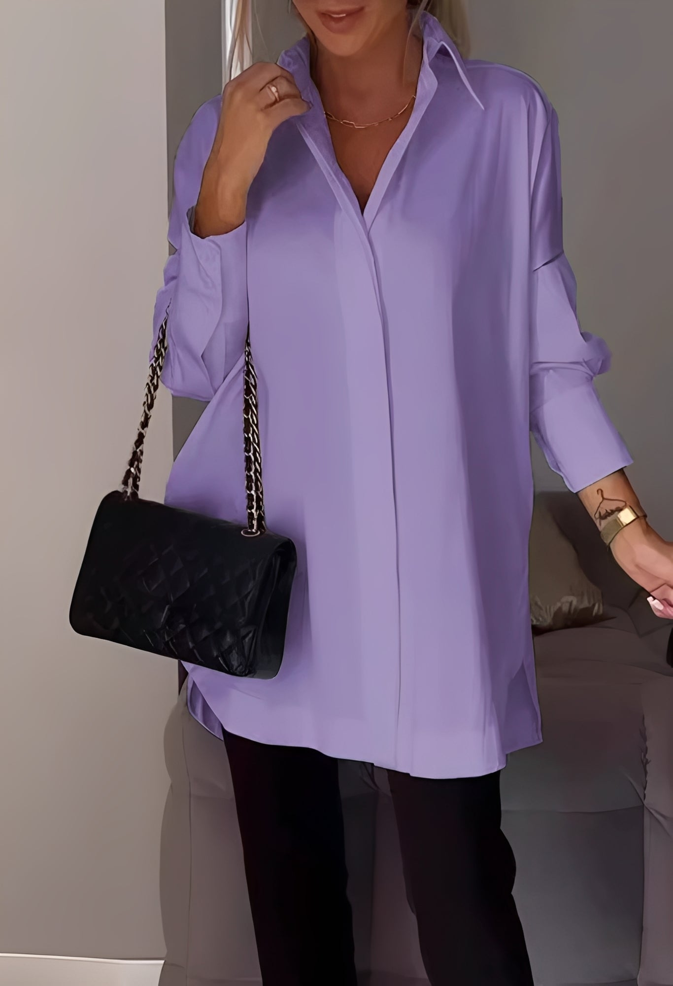 Lauren - Camisa Elegante de Manga Larga