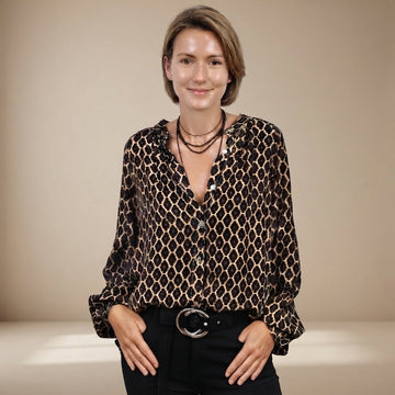 Zaida - Blusa casual con botones