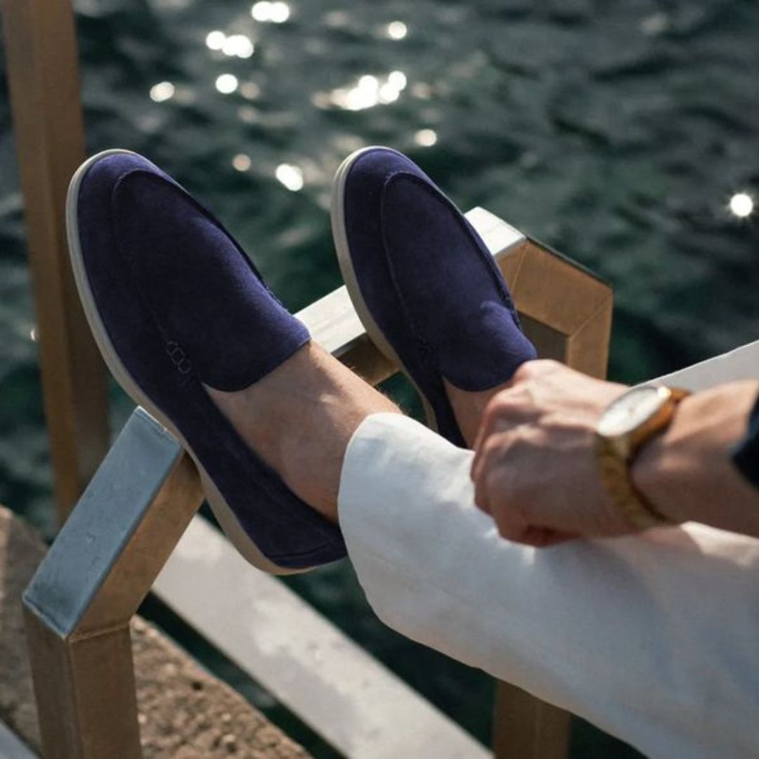 Jad - Cómodos Mocasines de Gamuza para Hombres