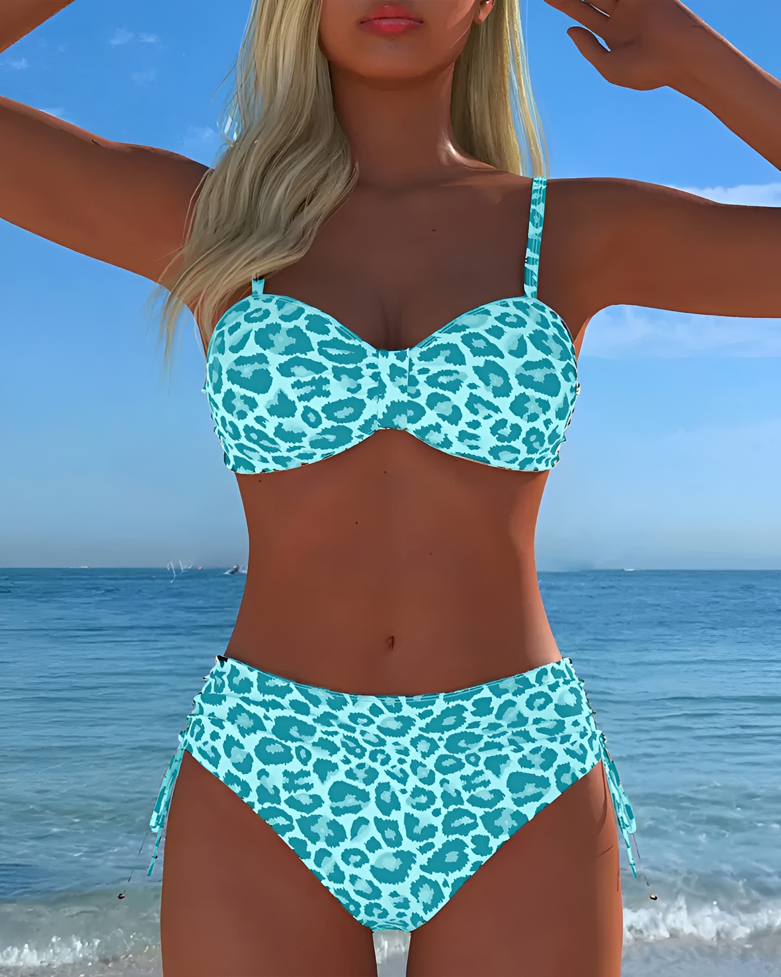 Kelsie - Traje de Baño de Dos Piezas de Moda