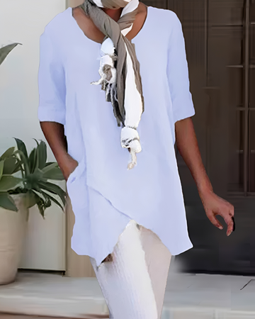 Marcia - Camiseta Estilosa con Cuello Redondo