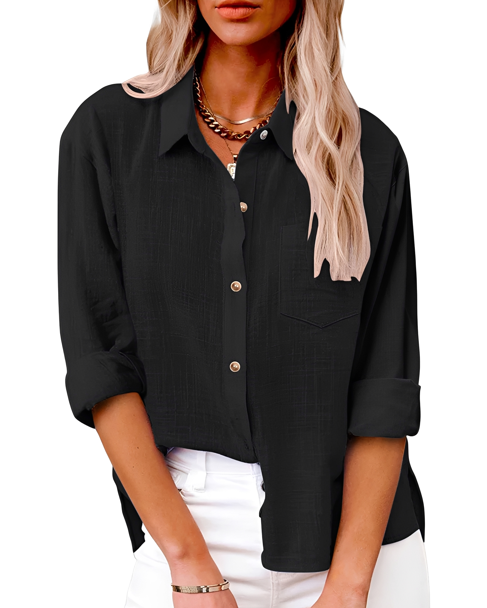 Massima - Camisa Moderna con Botones