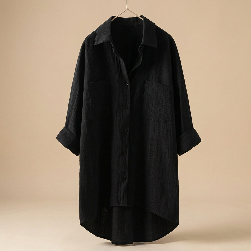 Jacient - Camisa de Botones de Corte Relajado