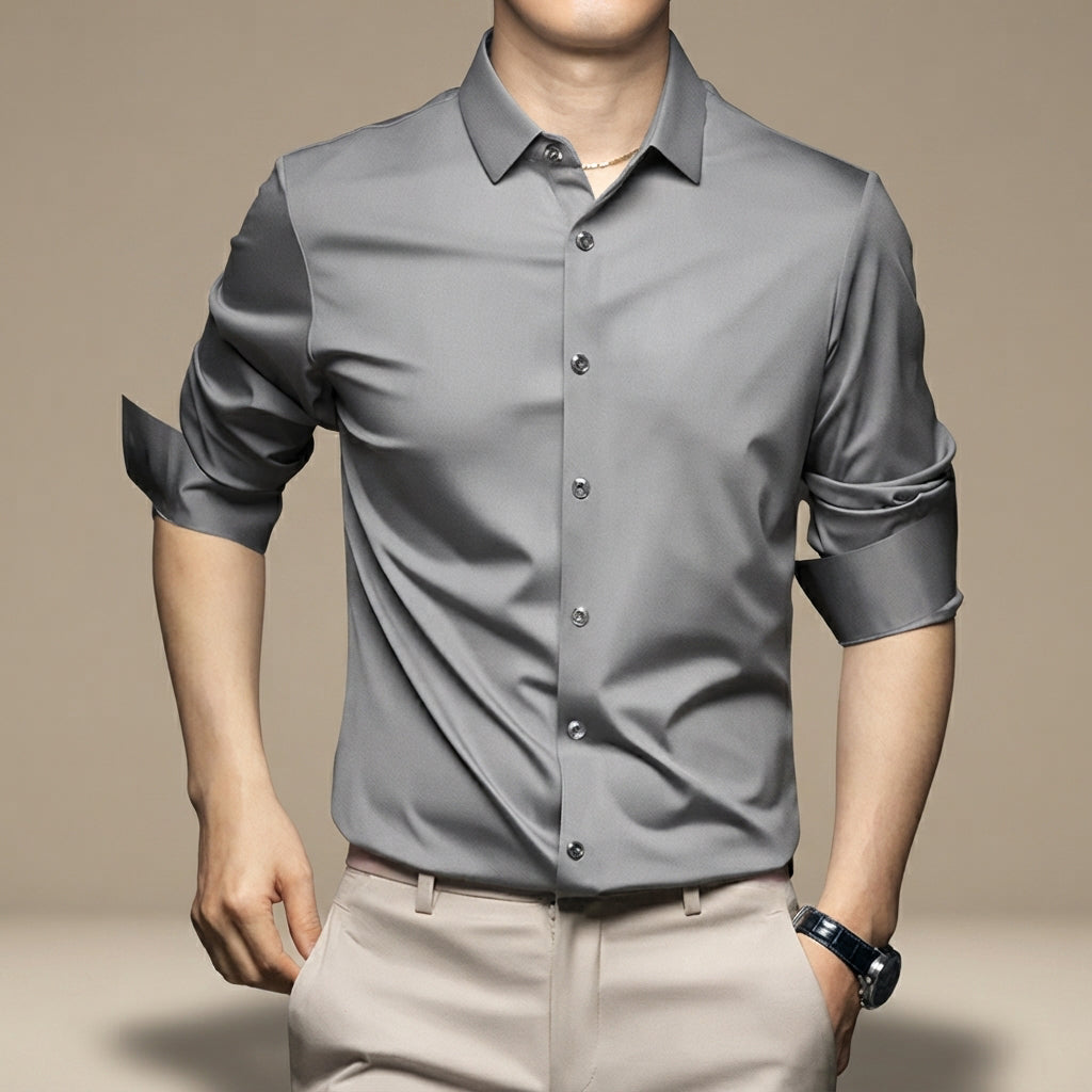 Esmaeel - Polo Casual Libre de Arrugas