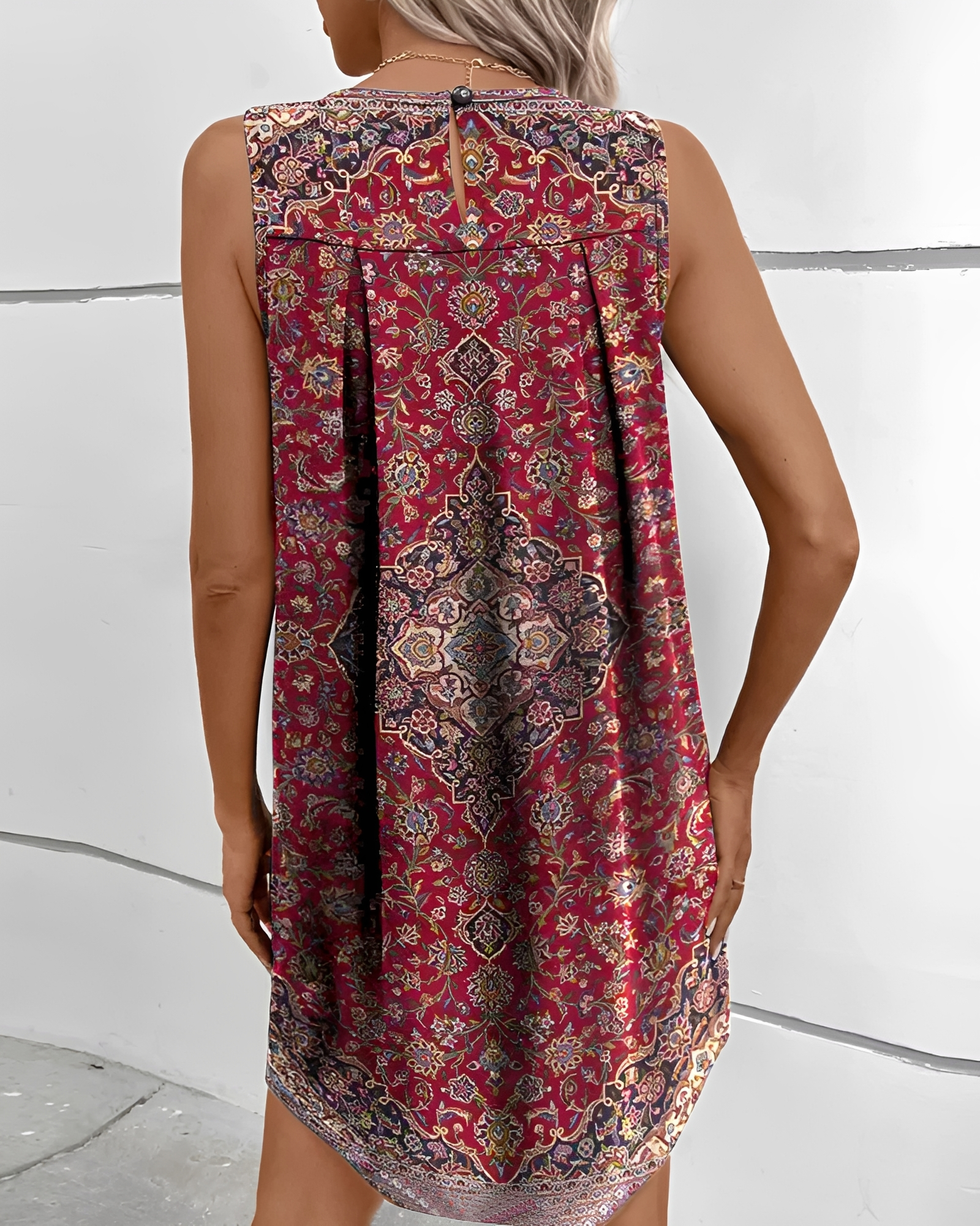 Caryl - Mini Vestido Bohemio Elegante