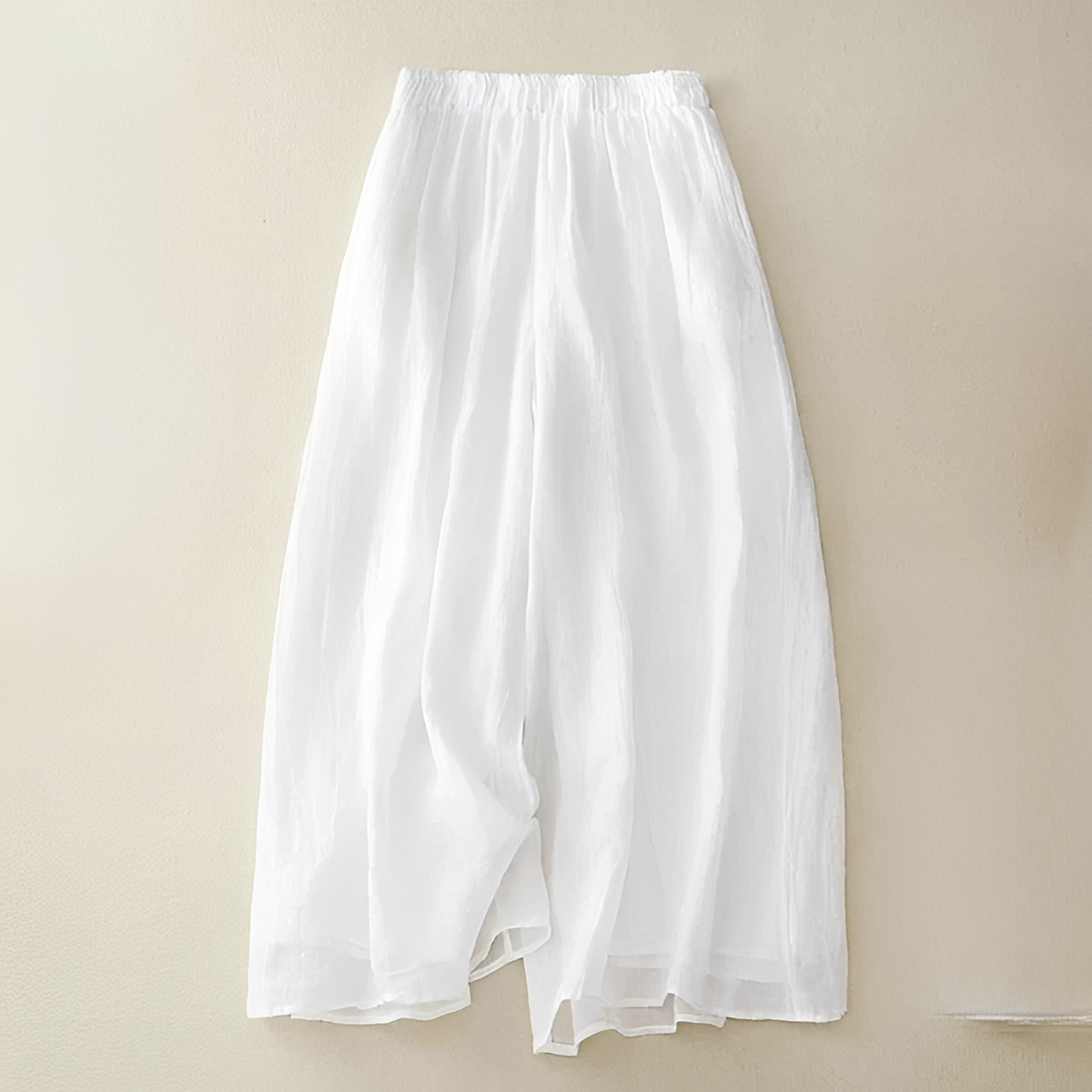 Zavina - Pantalones de Cintura Elástica y Ajuste Relajado