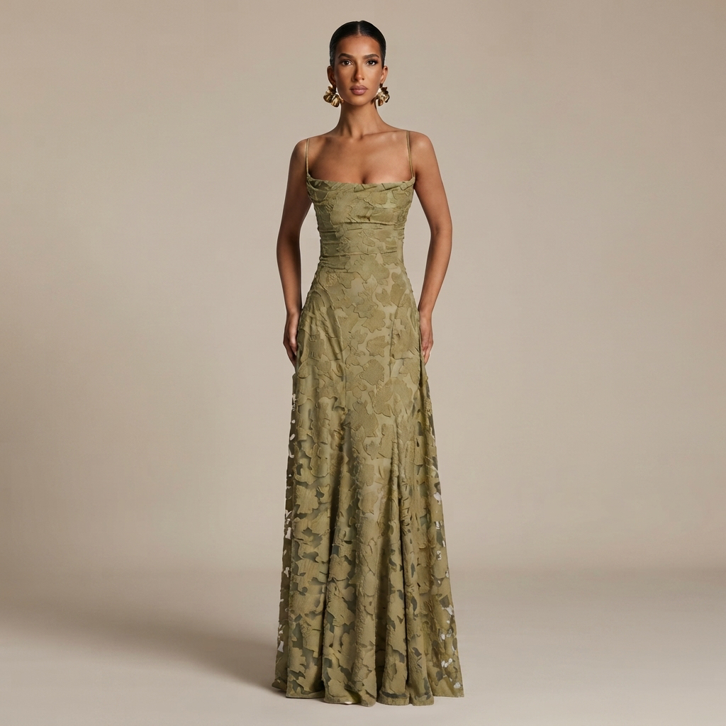 Helena - Vestido Maxi Elegante Sin Espalda