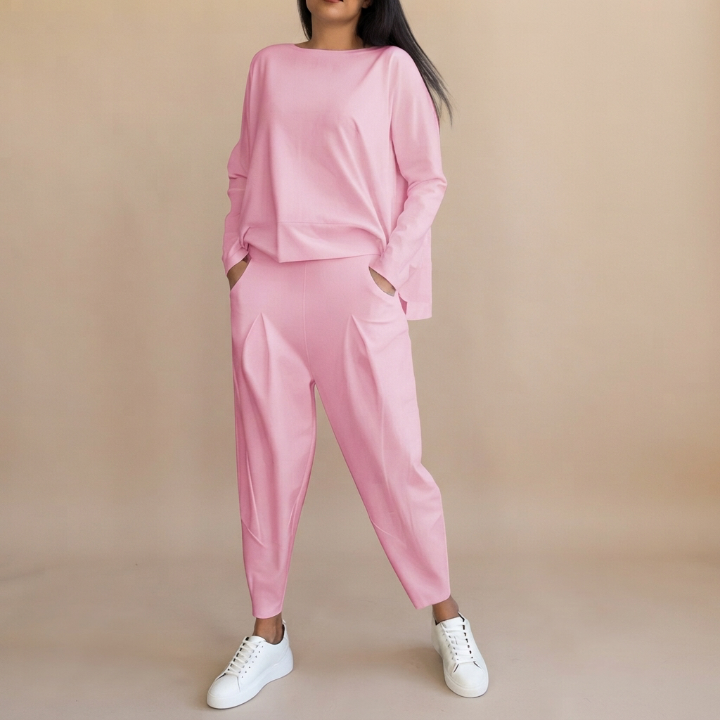Emilyn - Set de Pantalones Cómodos de Corte Amplio
