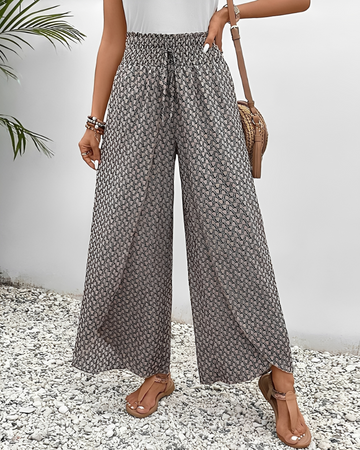 Stéphane - Pantalones Casuales Sueltos de Pierna Ancha