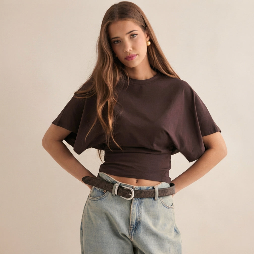 Gwenllian - Camiseta Cómoda de Corte Suelto