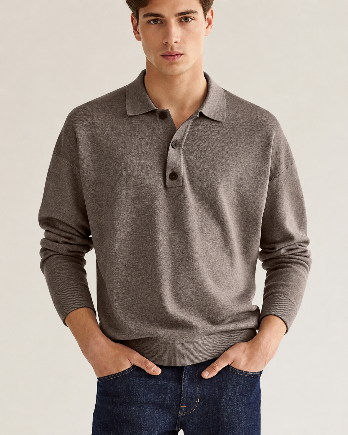 Norbert - Camisa Casual con Cuello