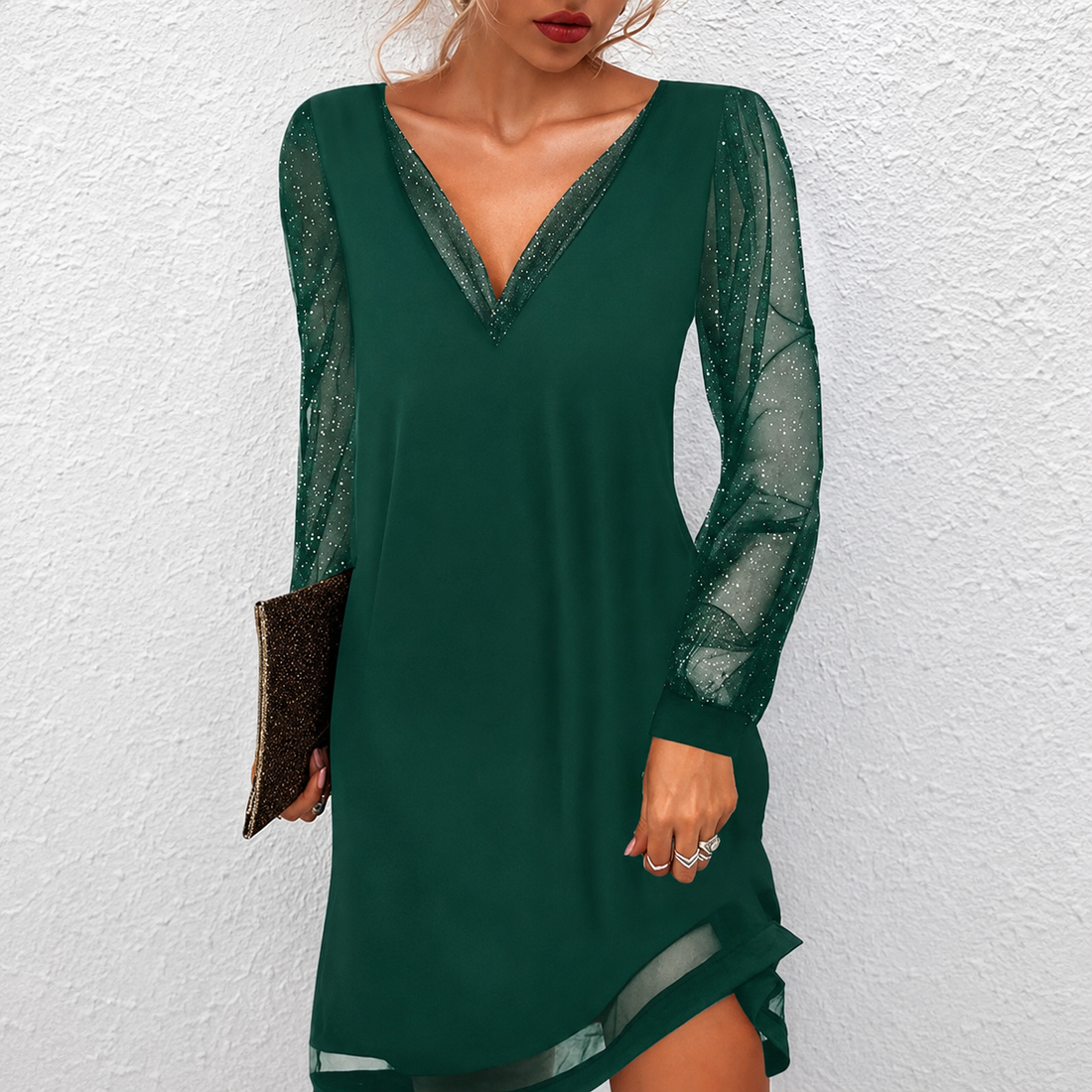 Mierra - Elegante Vestido Mini con Cuello en V