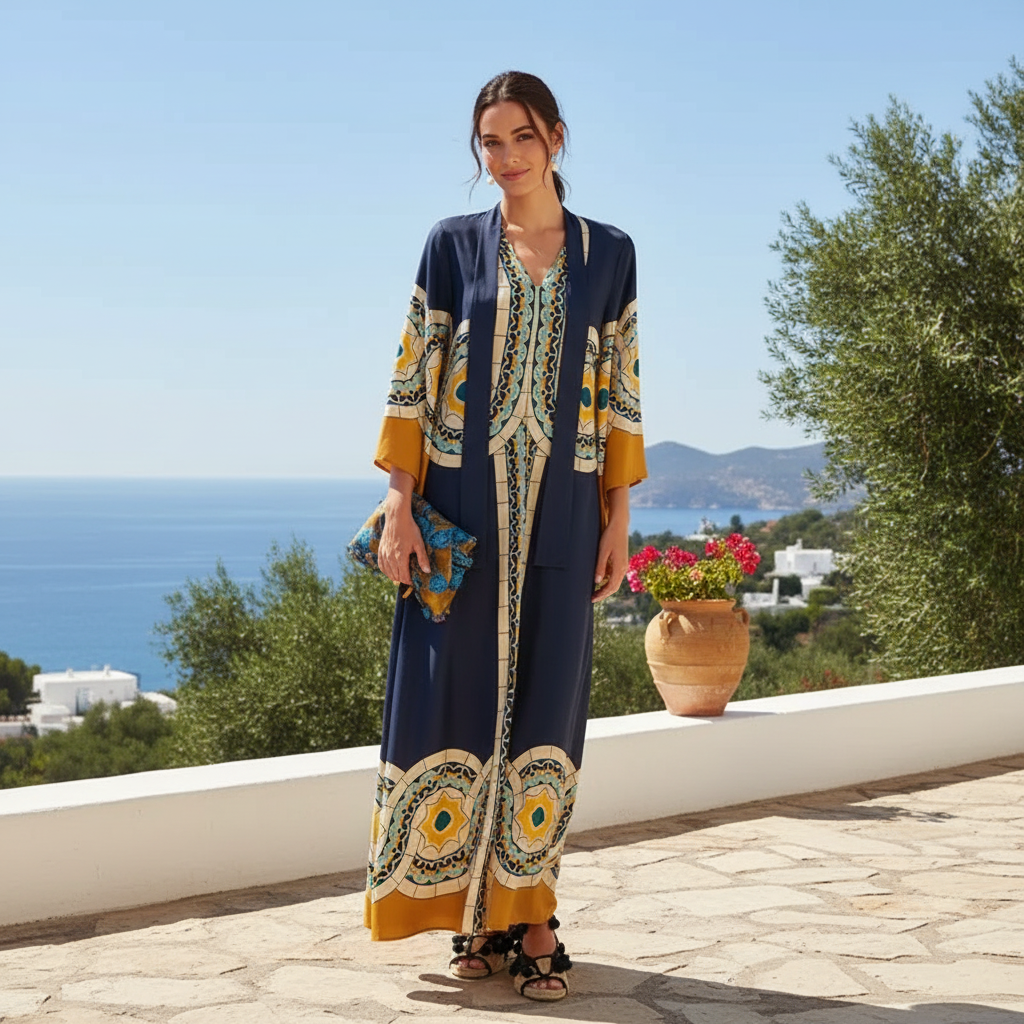 Kymbrea - Vestido Maxi Suelto y con Estilo
