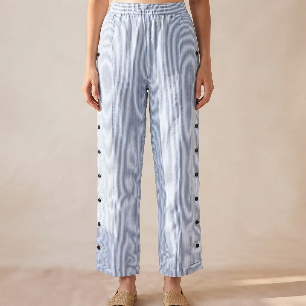 Lissa - Pantalones Casuales de Corte Relajado
