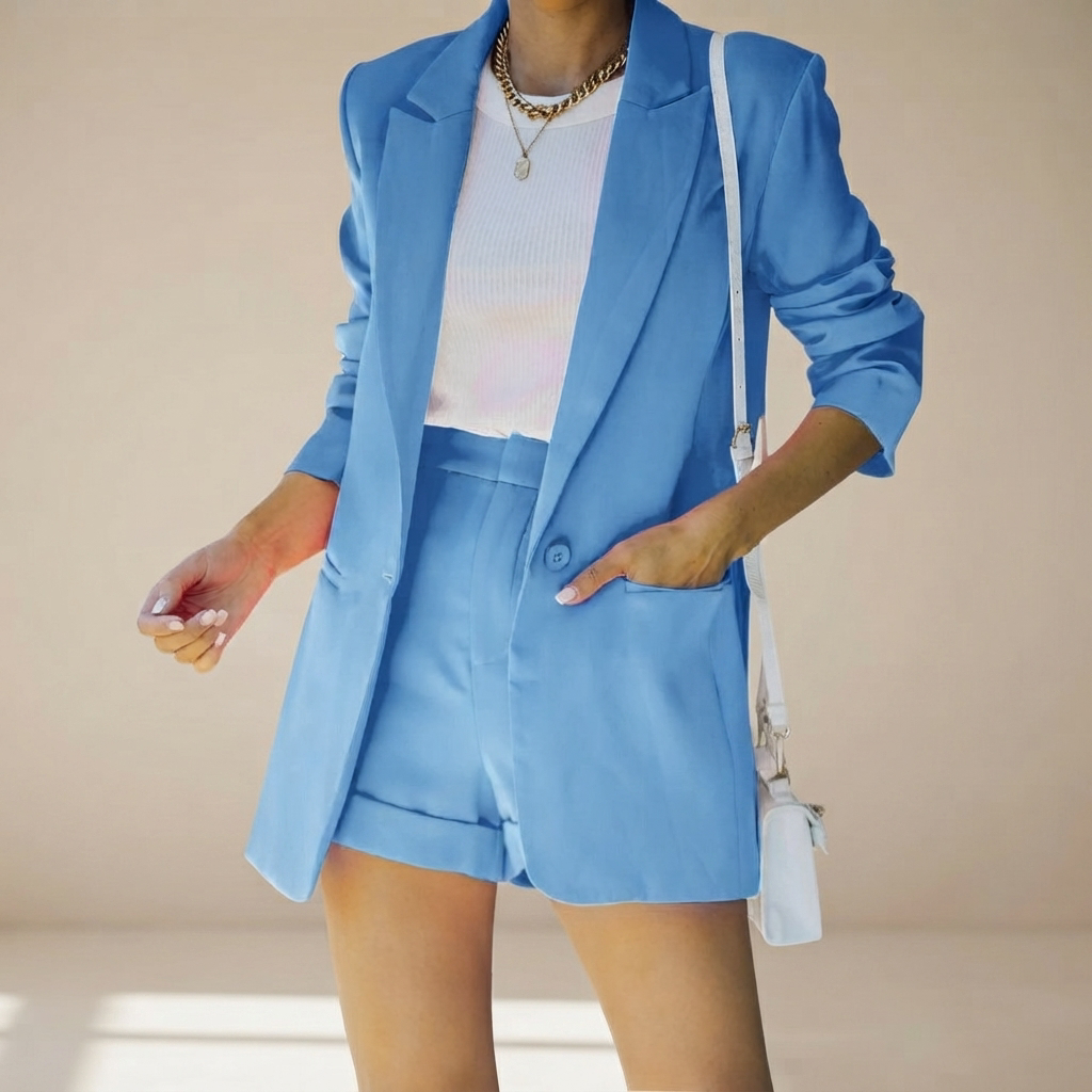 Geraldine - Conjunto Elegante de Traje Corto