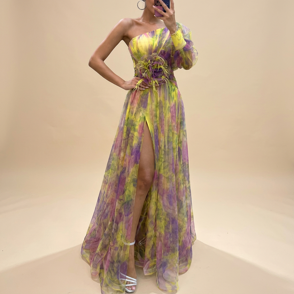 Dianna - Vestido Maxi de Tul Encantador