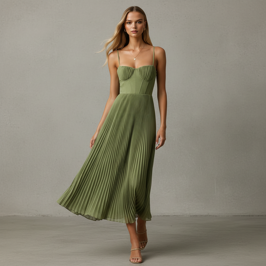 Lorelei - Elegante Vestido Sin Espalda y Sin Mangas