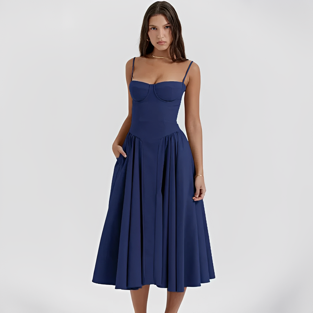 Michaela - Vestido Midi Elegante y Chic